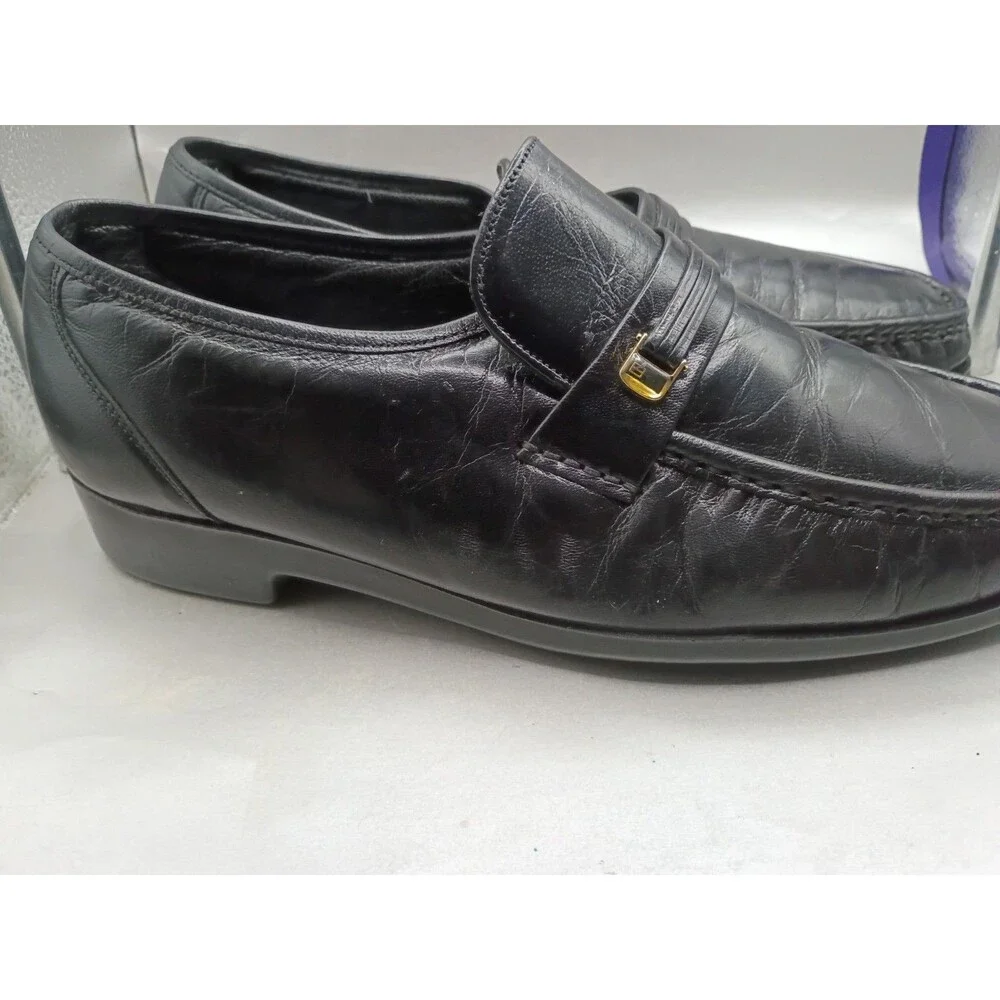 Florsheim Riva Comfortech Loafe Black Leather Size 9 .5